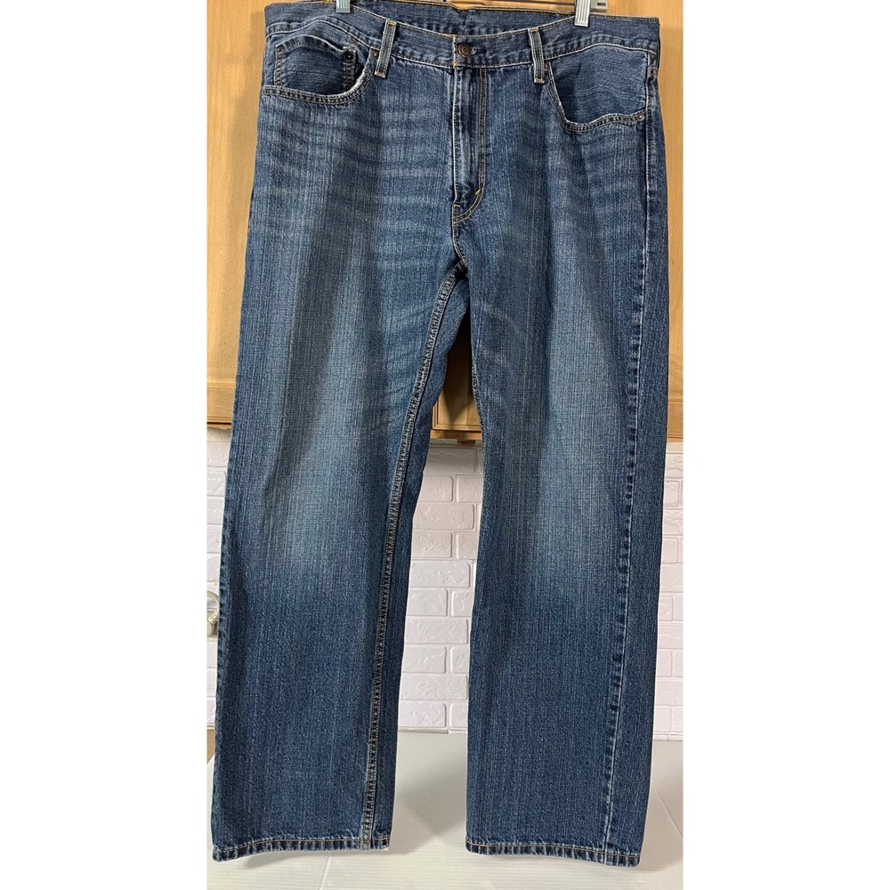 Levi's 559 Relaxed Straight Jeans Mens 38x32 Blue Denim Classic Five Pocket
